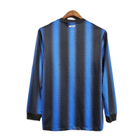 Maillot Manches longues Inter Milan I 10/11 - Bleu et Preto