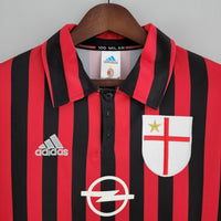 Maillot Manches longues AC Milan 1999/2000 - Preto et Rouge
