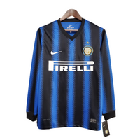 Maillot Manches longues Inter Milan I 10/11 - Bleu et Preto