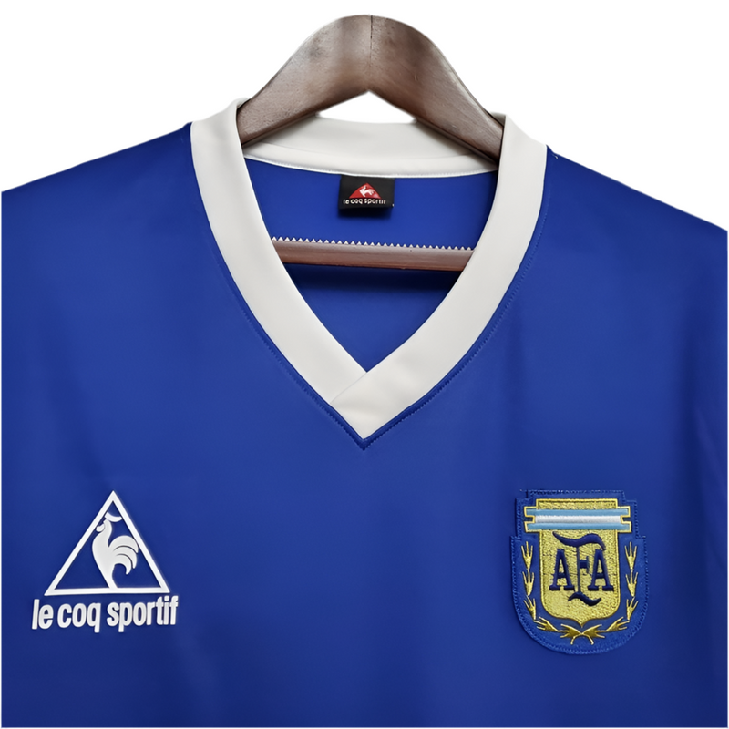 Maillot Argentine Rétro 1986 Bleu - Sportif