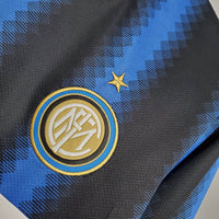 Maillot Manches longues Inter Milan I 10/11 - Bleu et Preto