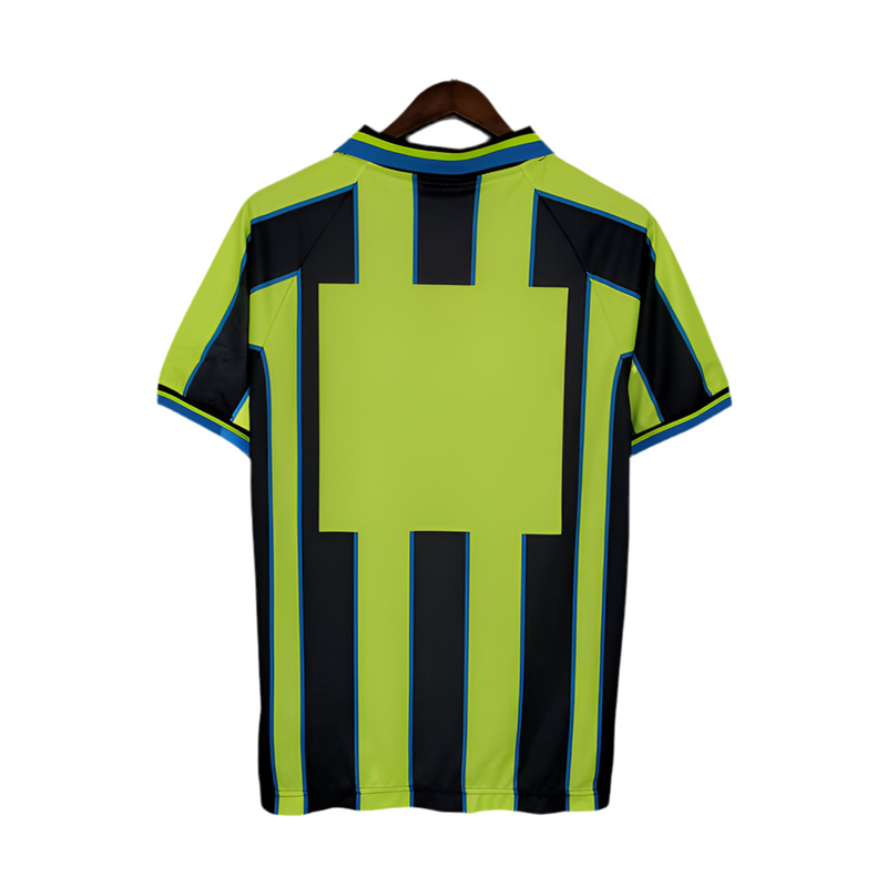 Maillot Manchester City Rétro 1998/1999  - Amarela et Noir
