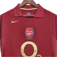 Maillot Arsenal Rétro 2005/2006 - Vin