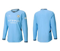 Maillot Manga Manchester City I 24/25 - Bleu