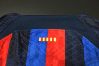 Maillot Barcelona I 22/23 Bleu et Rouge Masculin Joueur