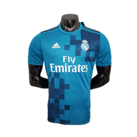 Maillot Real Madrid III 17/18 - Bleu Masculin Joueur