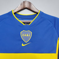 Maillot Boca Juniors Rétro 2002 Bleu et Amarela -