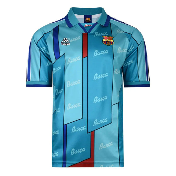 Maillot Barcelona Rétro 1996/1997 - Bleu Clara