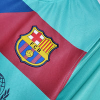 Maillot Barcelona Away 10/11 - Bleu et grenat