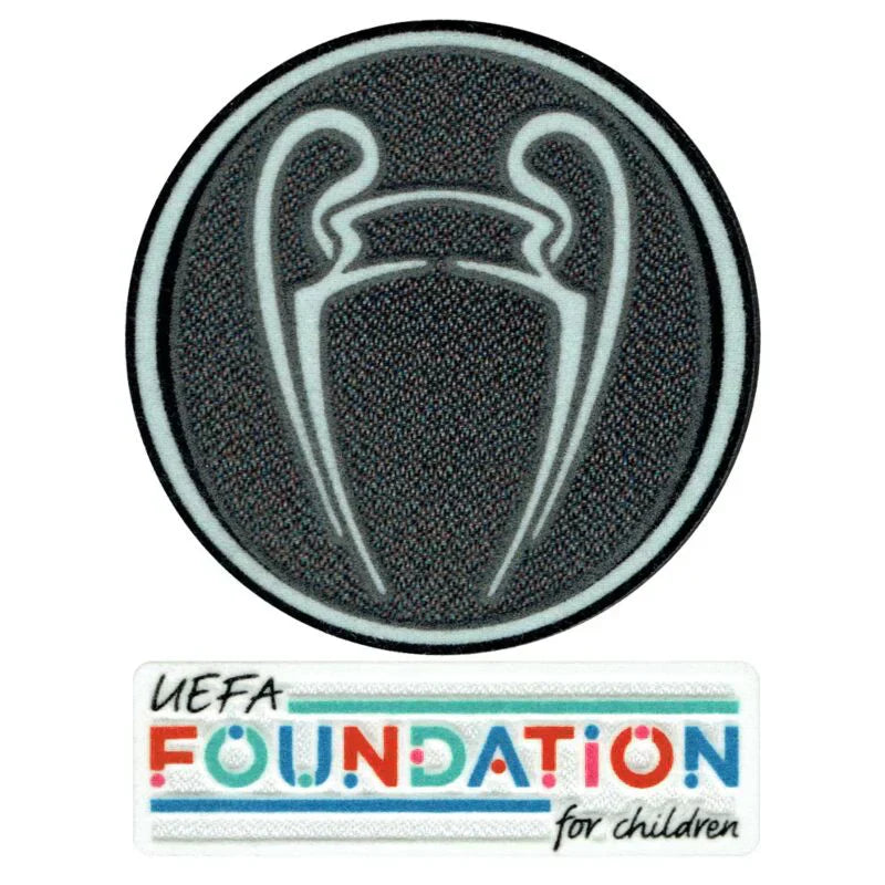 Patch Trophée des Champions de l'UCL + ensemble de patchs de la Fondat